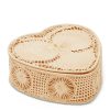 Home Decor AERIN Office Accessories | Raffia Heart Box