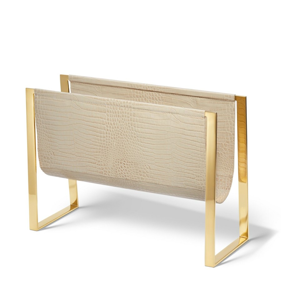 Home Decor AERIN Furniture | Classic Croc Magazine Rack