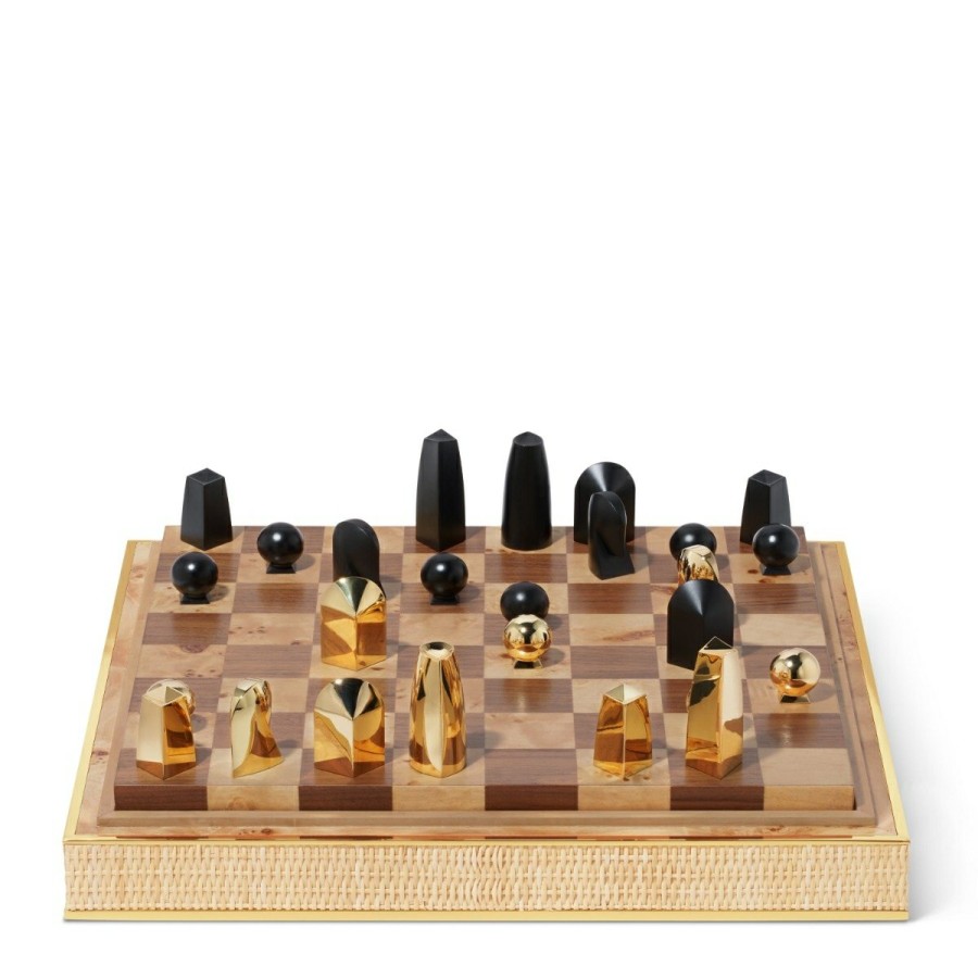 Home Decor AERIN Games | Colette Cane Chess Set