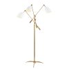 Lighting AERIN Floor Lamps | Sommerard Triple Arm Floor Lamp