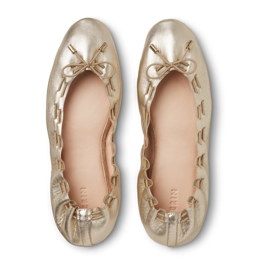 Fashion AERIN Shoes | Antibes Leather Ballet Flats