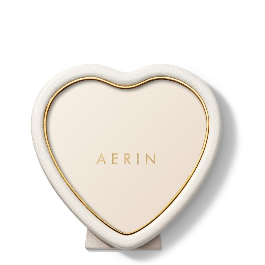 Home Decor AERIN Picture Frames | Piero Leather Heart Frame