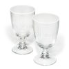 Tabletop & Bar AERIN Glassware | Ribbed Stem Glassware, Set Of 2