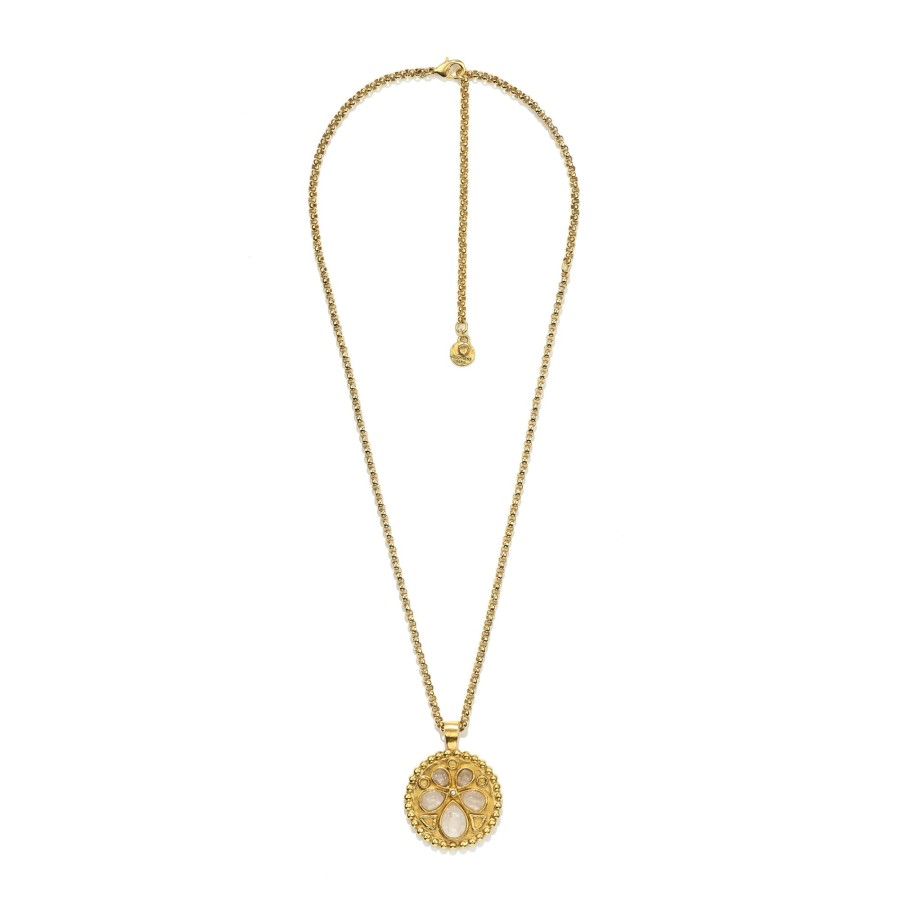 Fashion Goossens Beachwear | Large Pendant Stone Necklace