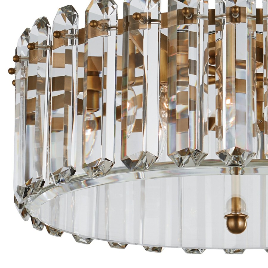 Lighting AERIN Flush Mount Lights | Bonnington Large Flush Mount