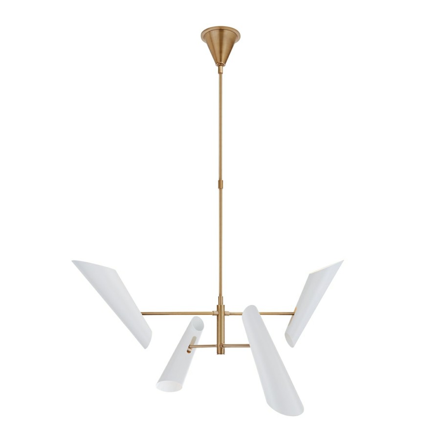 Lighting AERIN Chandeliers | Franca Small Pivoting Chandelier