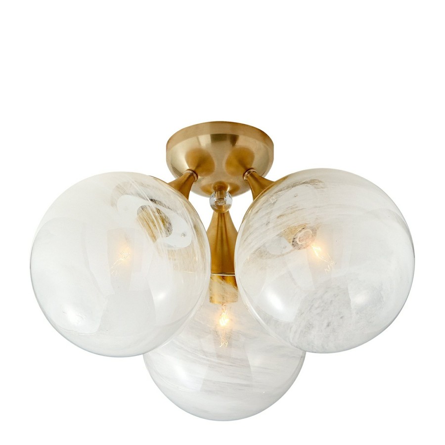 Lighting AERIN Flush Mount Lights | Cristol Large Triple Flush Mount