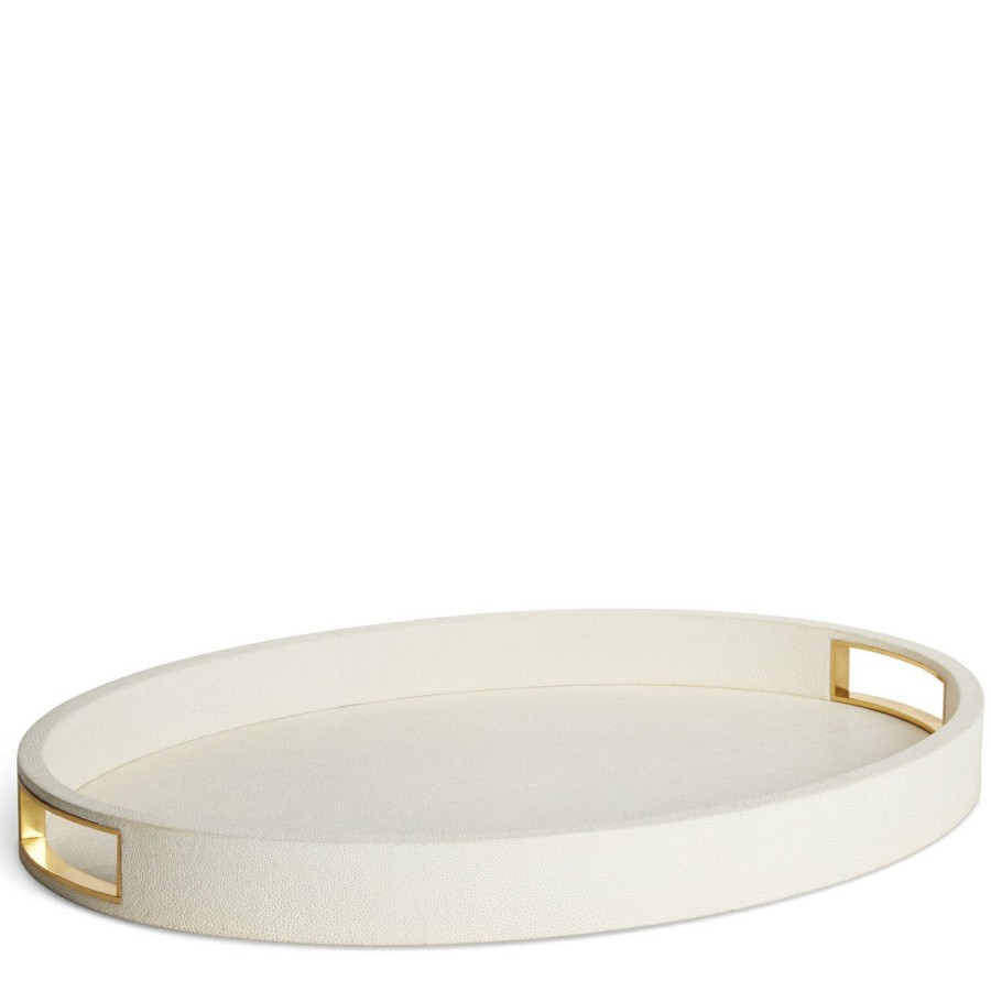 Tabletop & Bar AERIN Serving Trays | Modern Shagreen Cocktail Tray