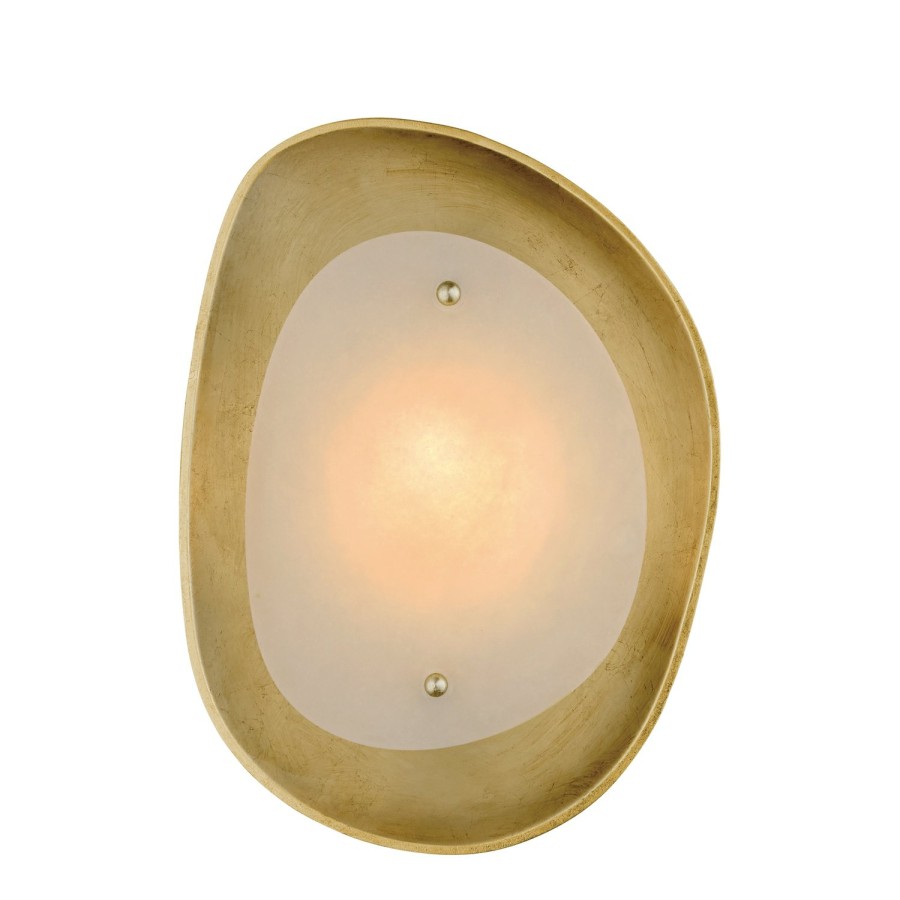 Lighting AERIN Wall Sconces | Samos Small Sculpted Sconce