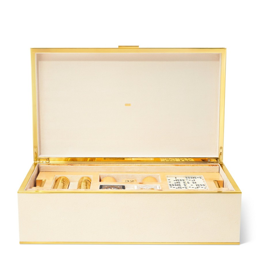 Home Decor AERIN Games | Classic Shagreen Game Set