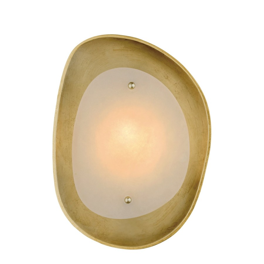 Lighting AERIN Wall Sconces | Samos Small Sculpted Sconce