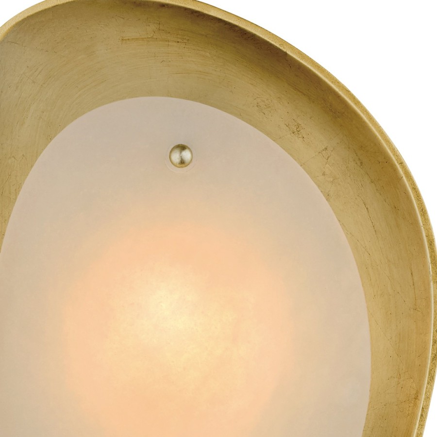 Lighting AERIN Wall Sconces | Samos Small Sculpted Sconce