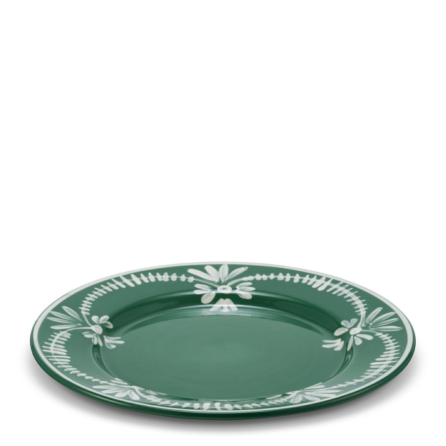 Tabletop & Bar Carolina Irving & Daughters foru00a0AERIN Dinnerware | Plate With White Floral Trim