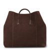 Fashion AERIN Handbags, Purses & Totes | Suede Oversized Weekender