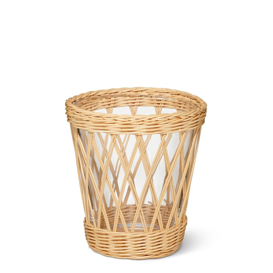 Home Decor AERIN Vases & Cachepots | Navona Wicker Vase