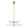 Lighting AERIN Chandeliers | Graphic Large Two-Tier Chandelier