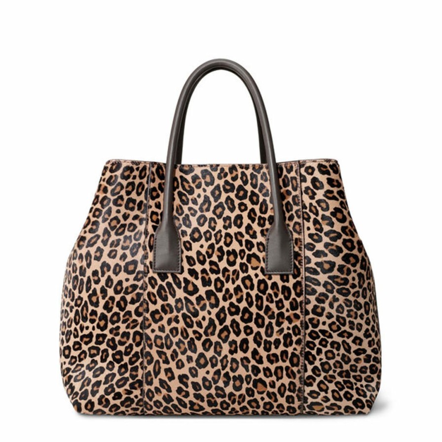 Fashion AERIN Handbags, Purses & Totes | Leopard Mini Weekender