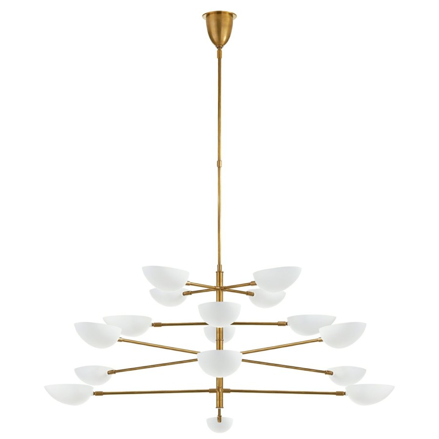 Lighting AERIN Chandeliers | Graphic Grande Four-Tier Chandelier