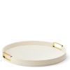 Home Decor AERIN Decorative Trays | Carina Shagreen Round Tray