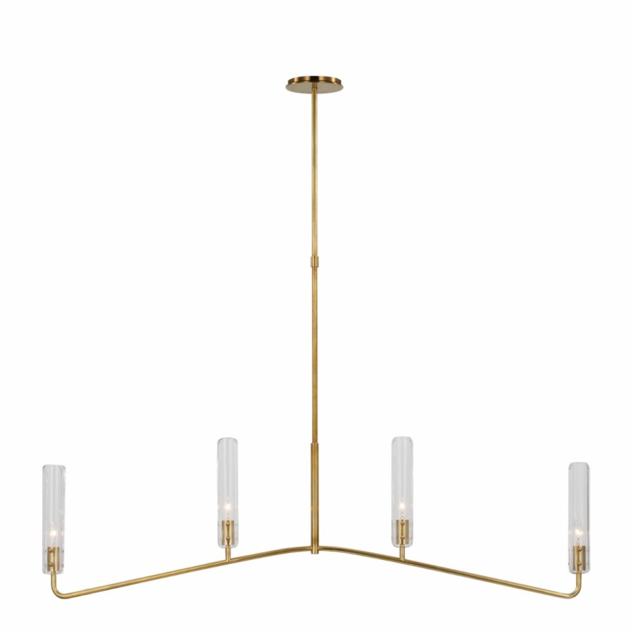 Lighting AERIN Chandeliers | Casoria Large Linear Chandelier