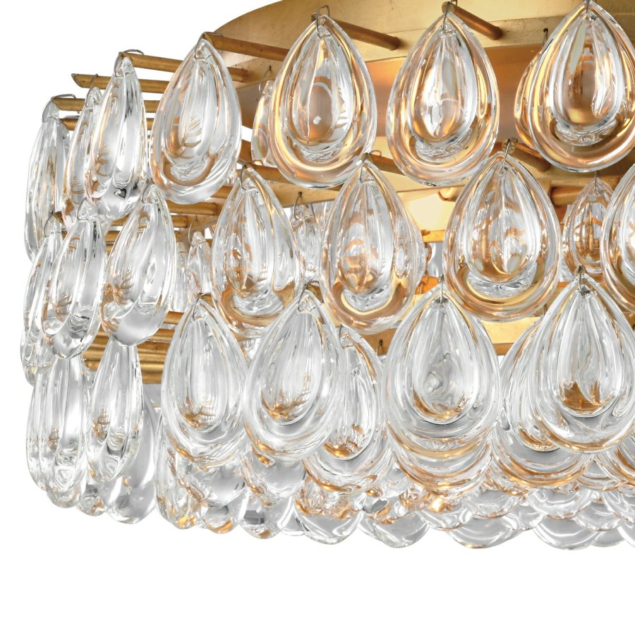 Lighting AERIN Flush Mount Lights | Liscia Large Flush Mount