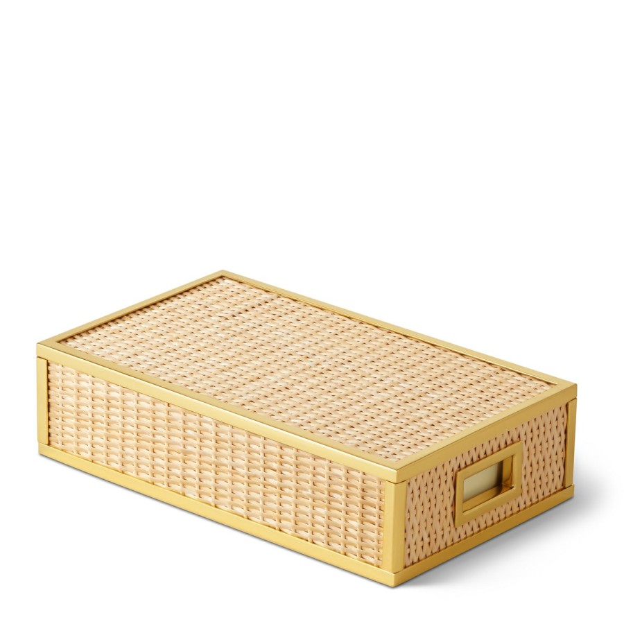 Home Decor AERIN Candle Accessories | Colette Cane Oversized Matchbox Sleeve