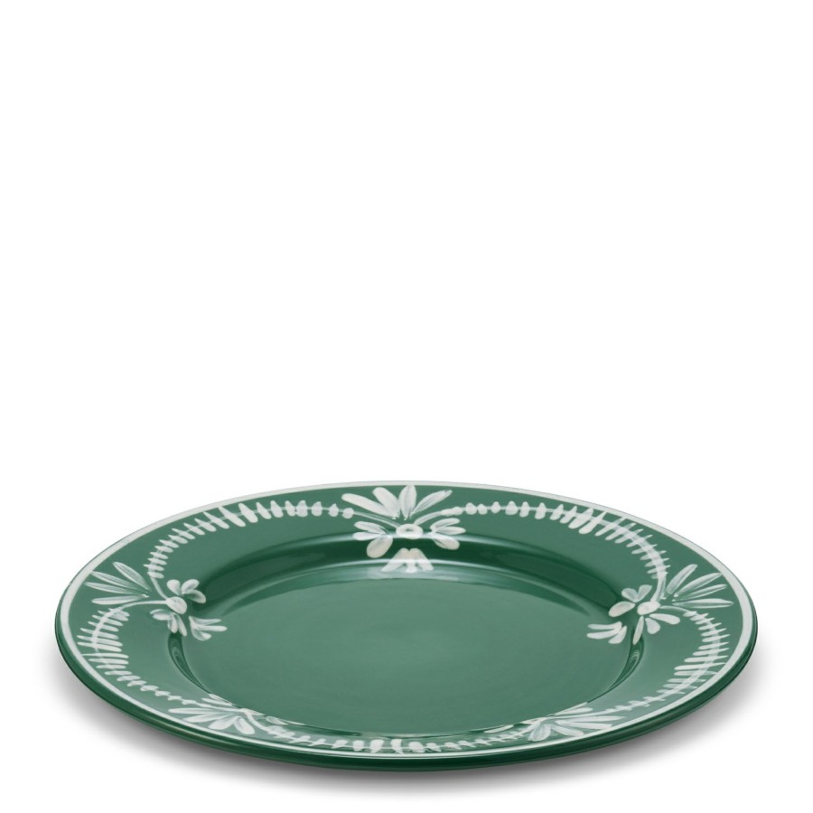 Tabletop & Bar Carolina Irving & Daughters foru00a0AERIN Dinnerware | Plate With White Floral Trim