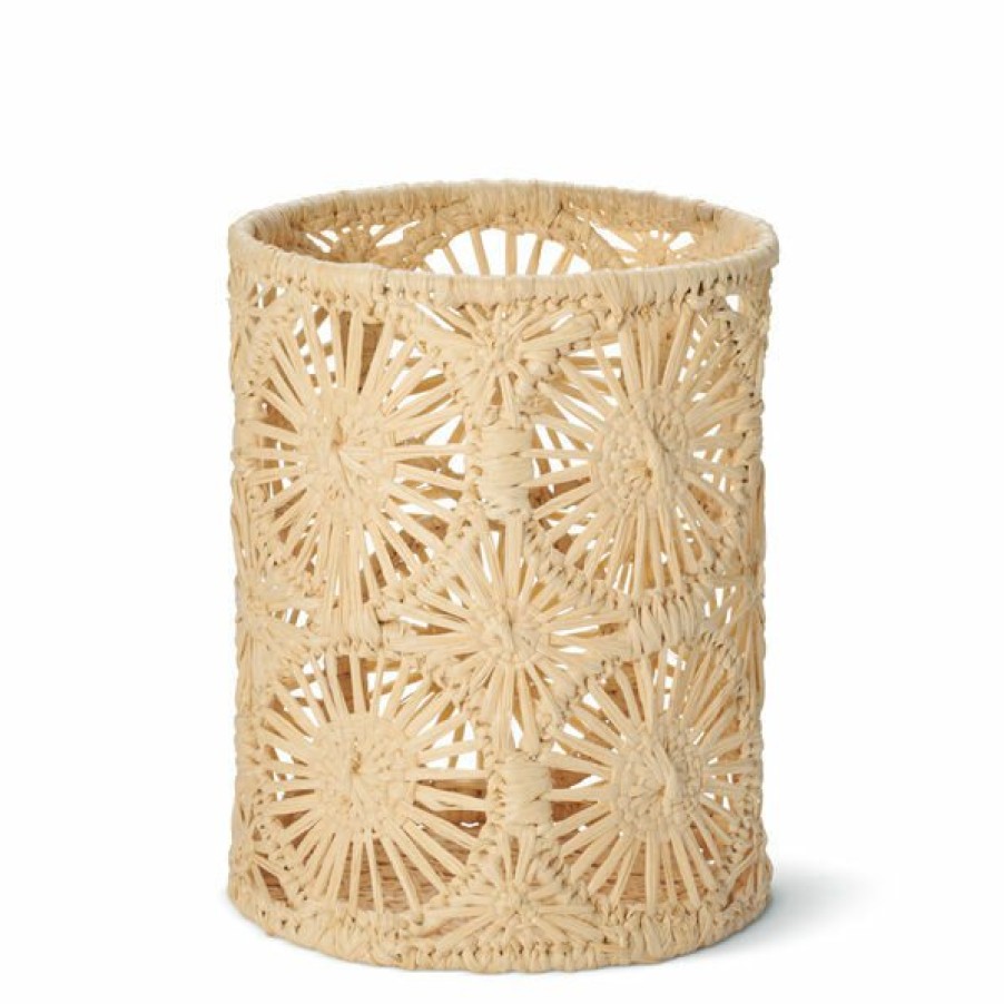 Home Decor AERIN Candle Holders | Raffia Sleeve