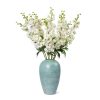 Home Decor AERIN x Diane James Floral Arrangements | White Delphinium And Calinda Tapered Vase