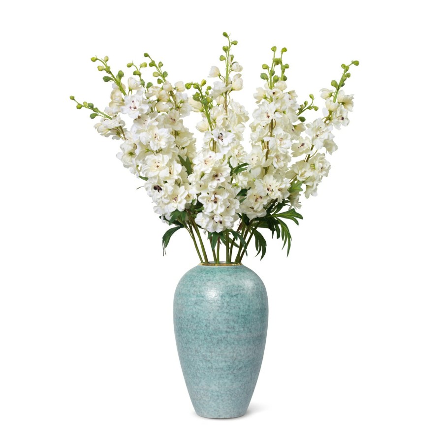 Home Decor AERIN x Diane James Floral Arrangements | White Delphinium And Calinda Tapered Vase