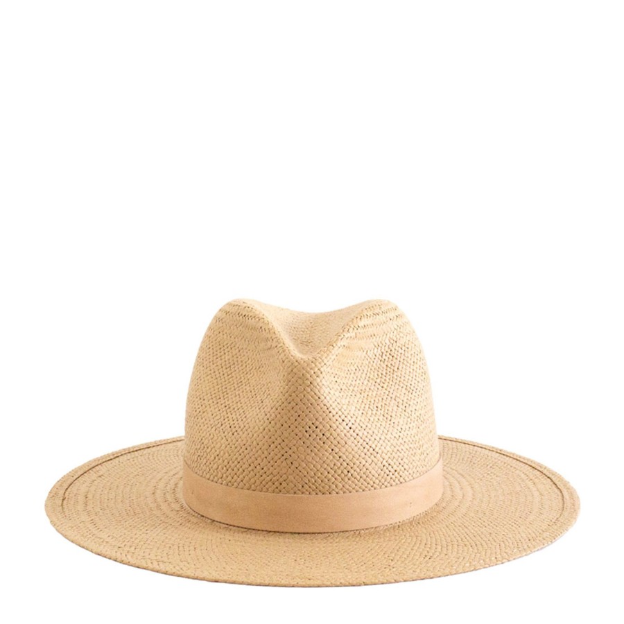 Fashion Janessa Leone Beachwear | Simone Straw Fedora Hat