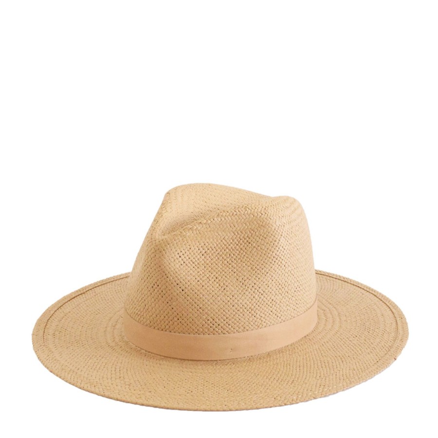 Fashion Janessa Leone Beachwear | Simone Straw Fedora Hat