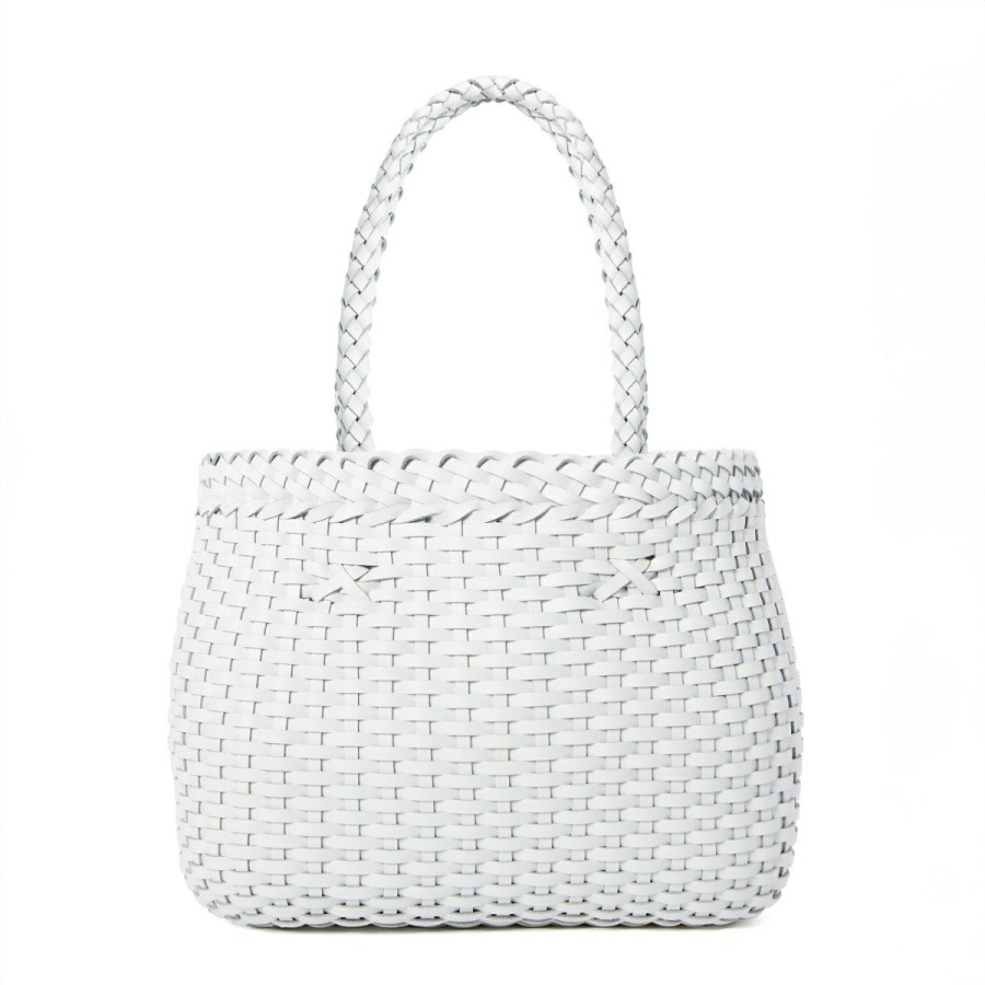 Fashion Laboratorio Capri Beachwear | Leather Woven Bag