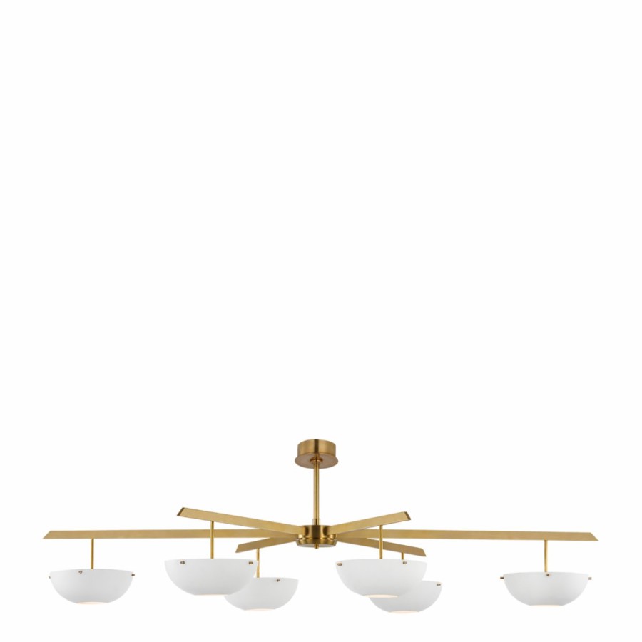 Lighting AERIN Chandeliers | Valencia Grande Six Light Chandelier