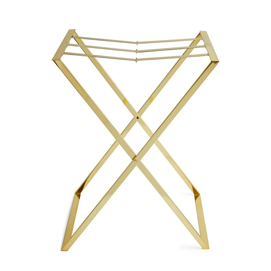 Tabletop & Bar AERIN Serving Trays | Brass Butler Tray Stand