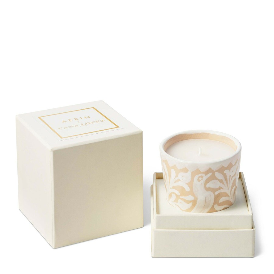 Home Decor AERIN x Casa Lopez Candles | Andreia Sintra Gardenia 7.8Oz Candle