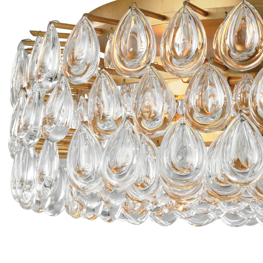 Lighting AERIN Flush Mount Lights | Liscia Large Flush Mount