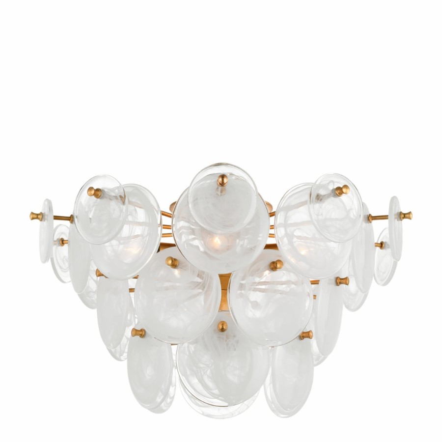 Lighting AERIN Flush Mount Lights | Loire Large Tiered Flush Mount