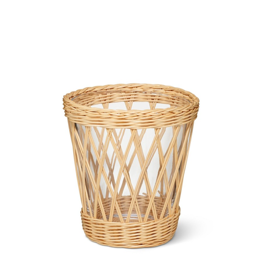 Home Decor AERIN Vases & Cachepots | Navona Wicker Vase