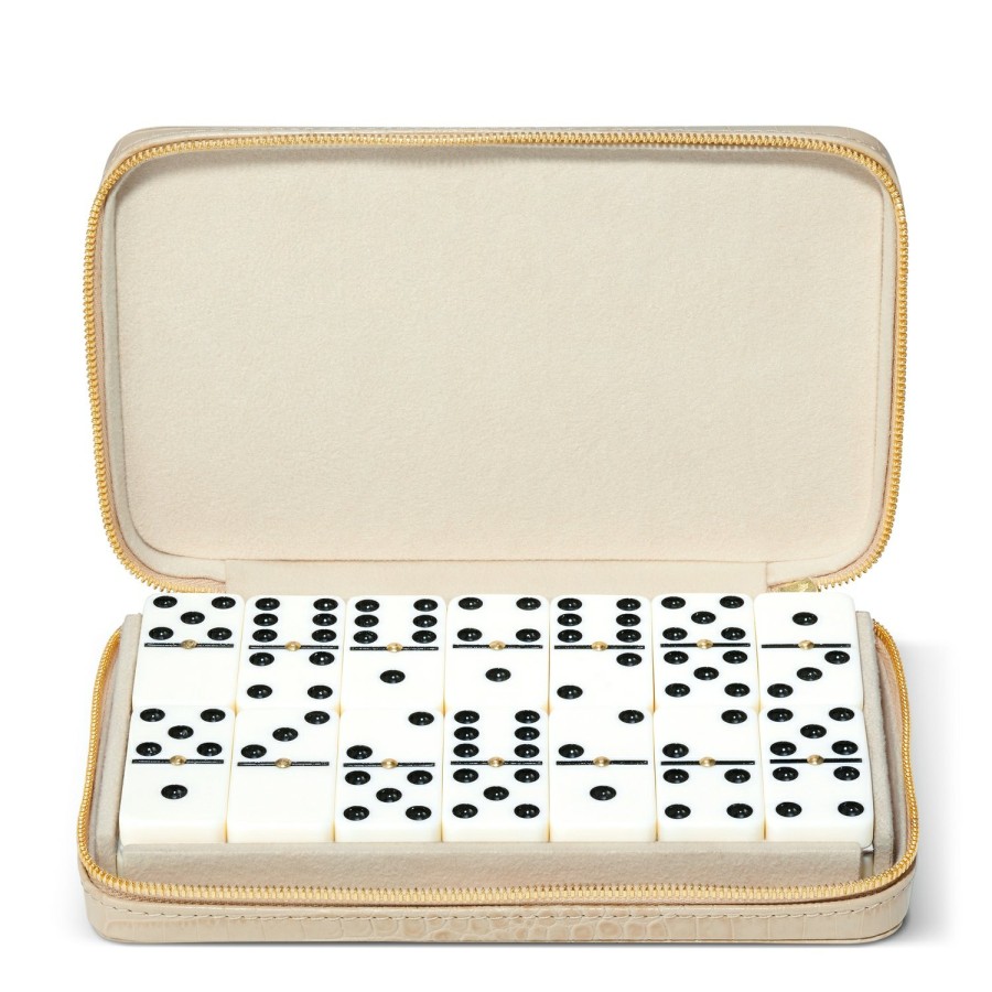 Home Decor AERIN Games | Enzo Travel Domino Set